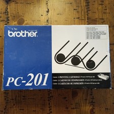 Brother PC-201 Printing Cartridge Fax Ribbon Genuine OEM FAX-1020 FAX-1170 picture