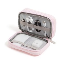 U Brands Canvas Tech Organizer Pouch 9 7.8 x 5 Inches, Petal Pink picture