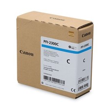 Canon PFI-2300C Original Inkjet Ink Cartridge - Cyan Pack (cnm5278c001aa) picture