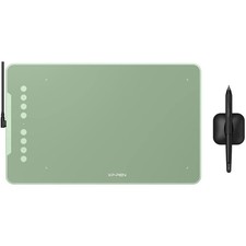10-Inch Deco 01 V3 Drawing Tablet - Battery-Free Stylus, 60° Tilt Support, Green picture