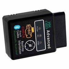 Car OBD2 Bluetooth diagnostic tool with dedicated app (black) picture