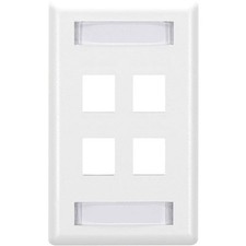 Black Box GigaStation2 4 Socket Network Faceplate (wpt476) picture