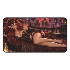 Madelyne Pryor Large Mouse Mat Red Gothic Art PC Gaming Desk Accessory picture
