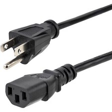 StarTech.com 6ft (1.8m) Heavy Duty Power Cord, NEMA 5-15P to C13 AC Power Cor... picture