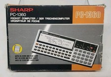 SHARP POCKET COMPUTER PC-1360 BRAND NEW UNUSED OPEN BOX So Rare-1989 Swiss Bank picture
