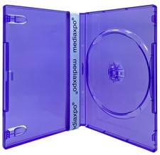 STANDARD Clear Purple Color Single DVD Cases Lot picture