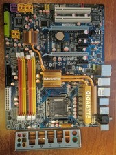 Tested Gigabyte GA-X48-DS5 LGA775 motherboard w. backplate picture