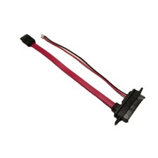 SATA 22Pin to 7Pin  2Pin FDD Hard Drive Data Power Cable 7+15Pin Adapter 20cm picture