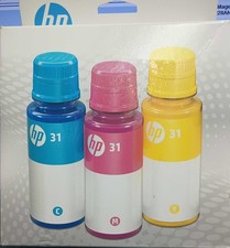 HP - 31 3-Pack Ink Bottles - Cyan/Magenta/Yellow picture