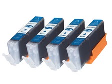 4 Cyan Cli-571XL replacement  non oem ink Cartridges for Canon MG5700 MG5750 picture