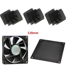 10Pcs 120Mm Pc Fan Dust Protection Mesh Durable Reusable Black PVC Filter picture
