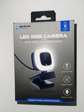 Web Cam with LED w/Mic w/Built-In Studio Light Electronics Camera picture