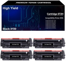 4PACK CRG072H Toner Cartridge For Canon CRG072H MF280 MF284dw MF287dw LBP172dw picture
