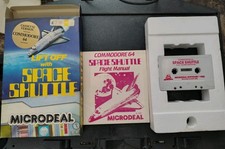 Rare Commodore 64 Program Lift Off With Space Shuttle C64 Microdeal Cassette picture