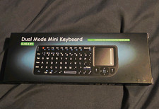 Mini Wireless Bluetooth Keyboard w/ Touchpad, Rechargeable Battery, Black TR-MWK picture