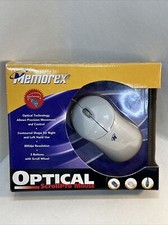 NEW VINTAGE Memorex MECHANICAL  Mouse 3 BUTTON PS2  New Old Stock-Sealed picture