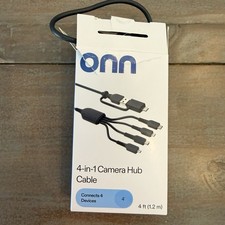 onn 4-in-1 Camera Hub Cable Preowned  picture