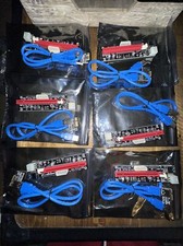 6- PCI-E GPU Riser Express Cable 16X-1X 6pin / MOLEX/SATA Adapter picture