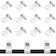 Durable 50 Pcs R-Type Nylon Cable Clips - 3/8 Inch, Great for Any Wiring Needs picture