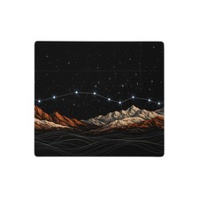Constellation Mountain Stars Gaming Mouse Pad XL Extended Desk Mat Non-Slip picture