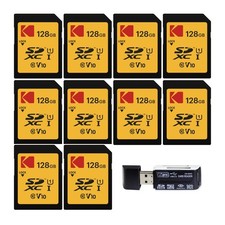 Kodak 128GB SDXC Premium Performance Class 10 Full HD Memory Card 10 Pack picture