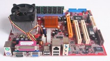 PC Chips M863G Motherboard with Sempron 2800+, 512MB DDR SDRAM - Tested Good picture