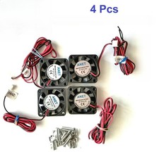 4Pcs 4cm 4010s 9Blade 3D Printer CPU DC 12V 2-Pin Cooling Fan 40mm 40x40x10mm picture