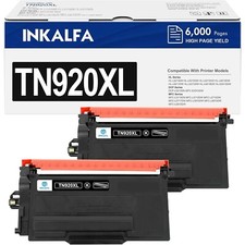 TN920XL TN920 Toner Cartridge Black 2 Pack Compatible Replacement Brother w chip picture