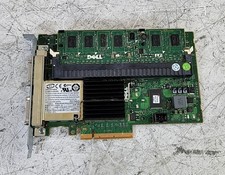DELL PERC 6/E 0F989F Dual SAS Raid Controller Card PCIe w/Battery picture