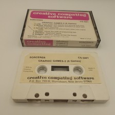 Exidy Sorcerer Computer Creative Computing Software Graphic 6 Games Cassette picture