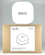 EERO 6 Plus Dual Band Mesh Wi-Fi Router Speeds Up To 1 Gbps 1,500 Sq Ft - White picture