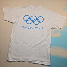 VTG 1996 LPA Software Tech T-Shirt Single Stitch SZ L Tee FOTL OLYMPICS USA 90s picture