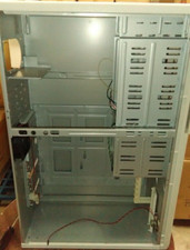 Server Full tower ATX AT PC Case Computer Case AT Pentium Tower White Wheels NEW picture