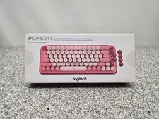 Logitech POP Keys Wireless Mechanical Keyboard With Emojis - Heartbreaker Rose picture