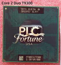Used Intel Core 2 Duo T9300 2.5GHz Dual-Core 6M 800MHz Socket P CPU Processor picture