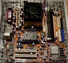 Foxconn 6150BK8MC WinFast AMD Athlon 64 RAM NVIDIA GeForce Complete Retro PC MB picture