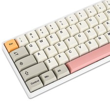 134 Retro 9009 PBT Keycaps XDA Profile Dye-Sub Set for MX Mechanical Keyboard picture