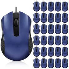 30 Pcs USB Wired Mouse Computer 3 Button Mice Bulk Corded USB Mouse for PC De... picture