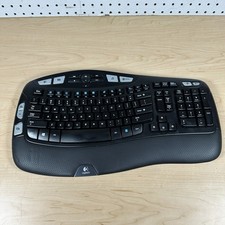 Logitech K350 Comfort Wave Wireless Keyboard No USB Doggle picture
