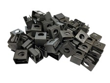 RackGold® M6 Slide-on Cage Nuts 50 Pack USA Made picture