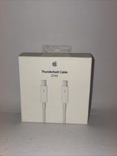 Apple Thunderbolt Cable 2m MD861LL/A A1410 - Genuine OEM - White - New Open Box picture