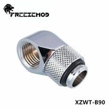 FreezeMod Angled 90 Degree G1/4 Rotary Fitting Male to Female Water Cooling SL picture