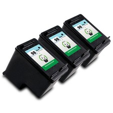 3PK HP 98 Ink Cartridge Black C9364WN DesignJet 5940 OfficeJet H470 100 150 6310 picture