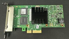 Dell 0T34F4 Intel I350-T4 Quad Port 1GbE RJ45 PCIe Network Adapter Low Profile picture