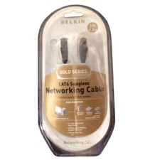 Belkin Gold Series CAT6 Snagless Networking Cable RJ45 MALE/MALE 14 FT picture