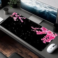 1pc Extra Large Gaming Mouse Pad with Cherry Blossom Design Mouse Pads for Desk❀ picture