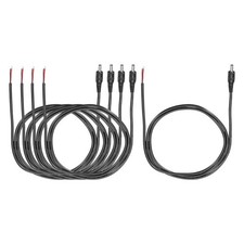 MECCANIXITY 5pcs DC Power Pigtails Cable, 3.5mm x 1.35mm Male x 100cm picture