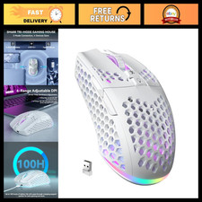 Wireless Gaming Mouse - Tri-Mode BT5.0, USB-C, 2.4G, RGB, Programmable Macro, 2 picture