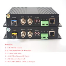3G-SDI Ethernet over Fiber Optic Media Converter SM up 20Km for SDI Camera CCTV  picture
