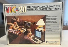 Commodore VIC-20 Personal Computer WORKING Complete With C2N Cassette See Video picture